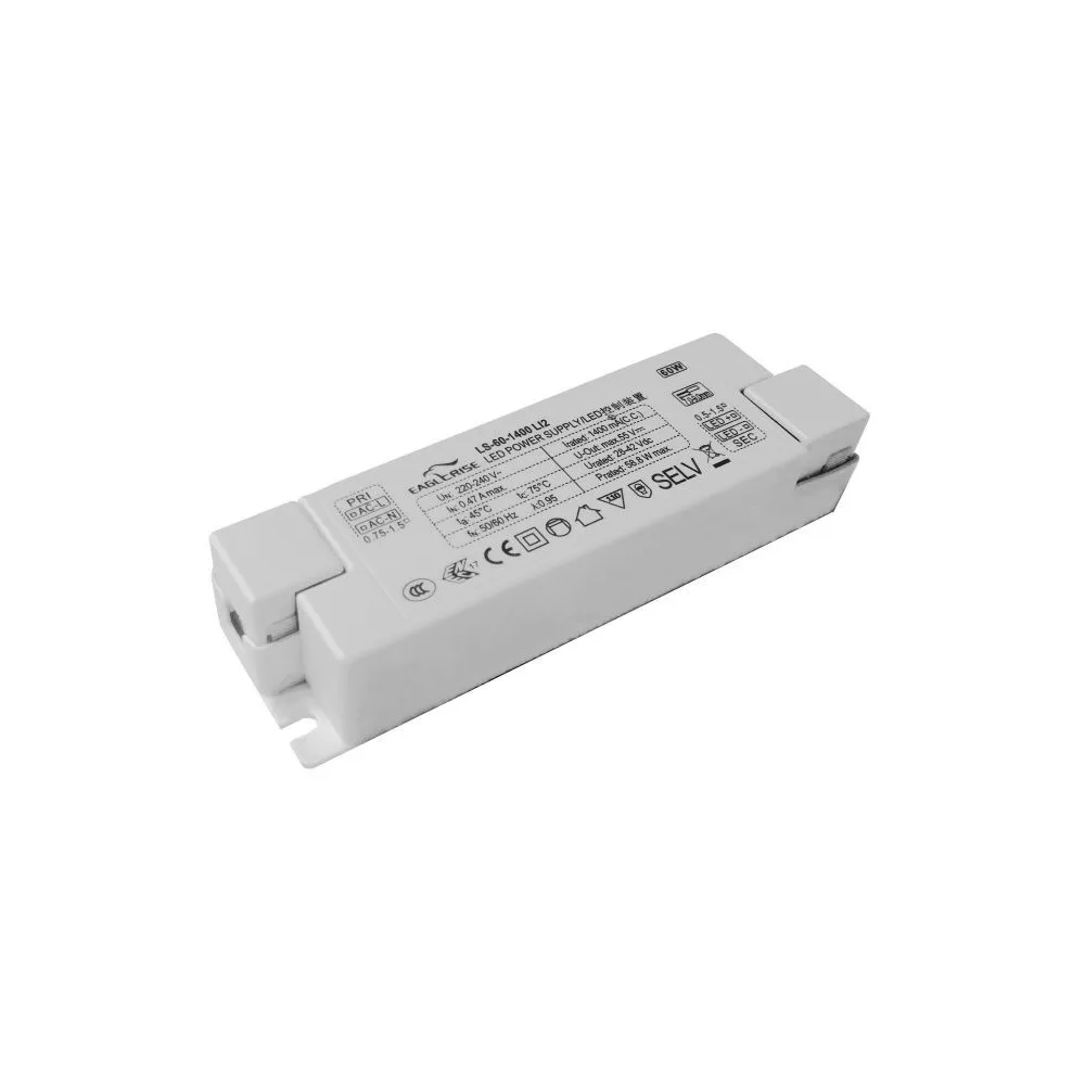 Driver ON/OFF EagleRise 1400mA 60W Bornier LS-60-1400 LI2