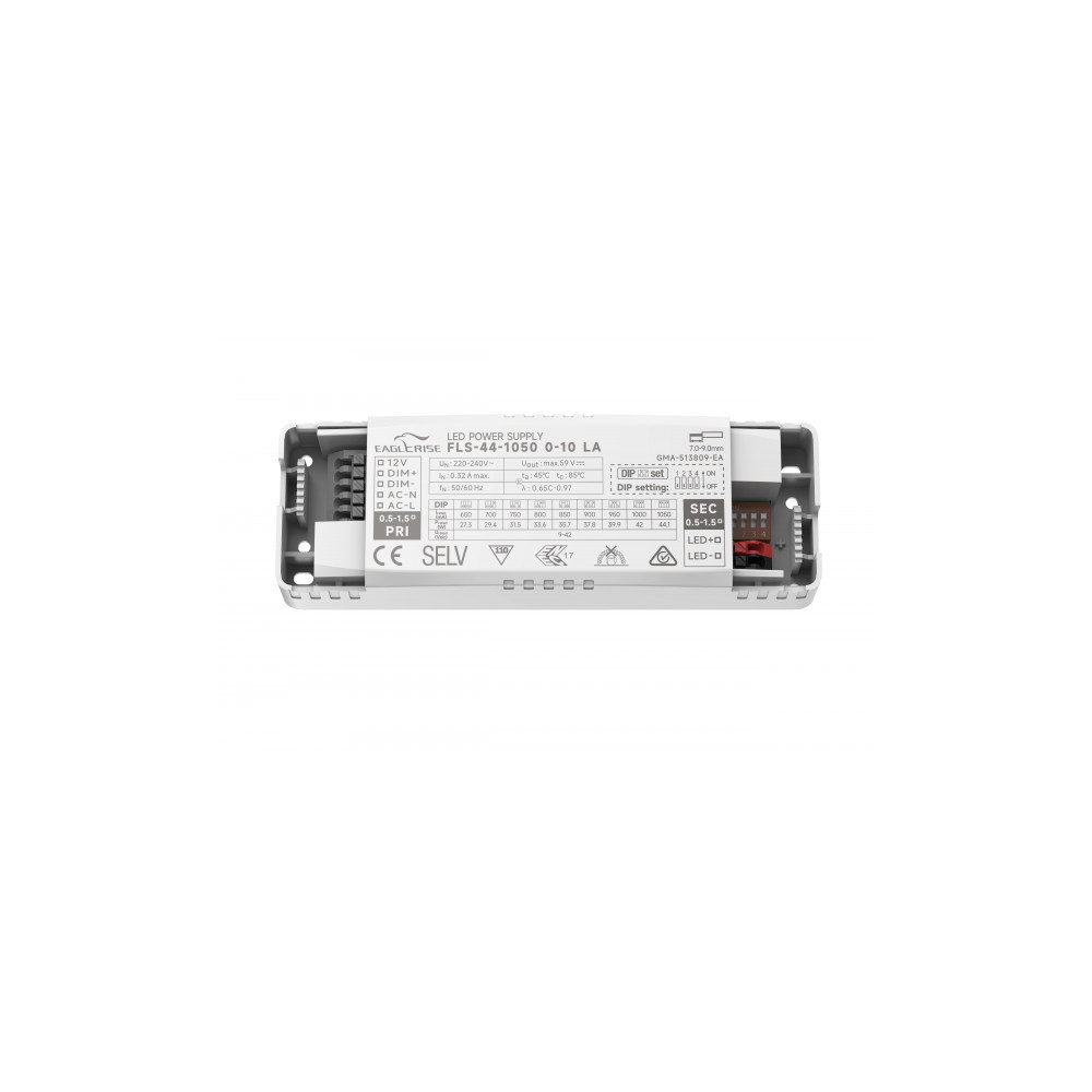 Driver 0-10V EagleRise 650-1050mA 44W FLS-44-1050 0-10 LA