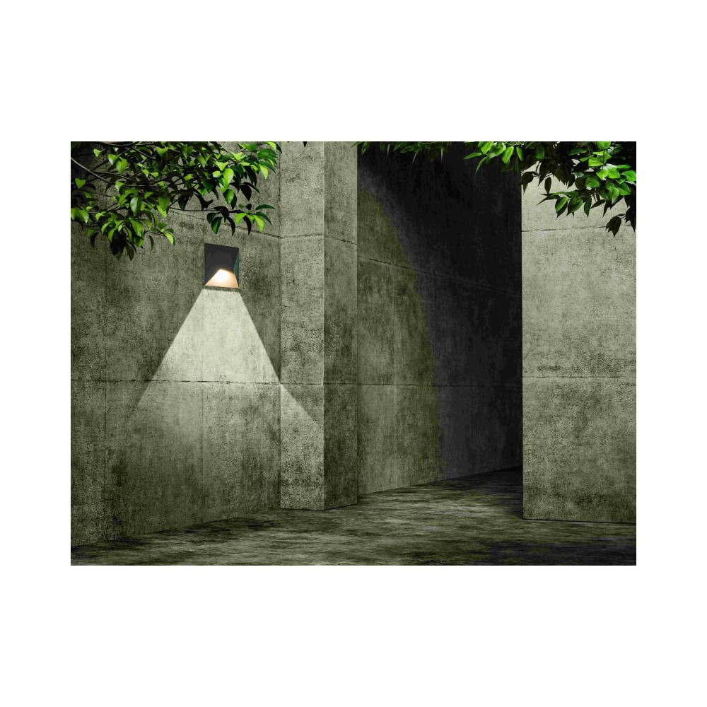 Outdoor Wall Light ZAMBELIS 7W IP44 DESIGN Graphite E243 FS