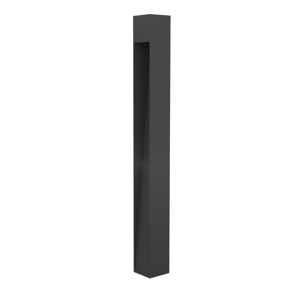 Asymmetric Outdoor Bollard CLAREO 100cm 24W DESIGN