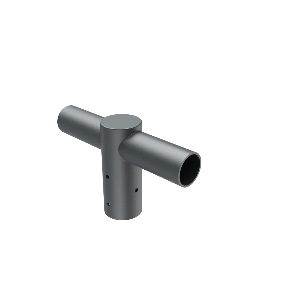 Adaptateur double en T sur bras de mât de diamètre 60mm pour FloodPark TECH 2 CLAREO