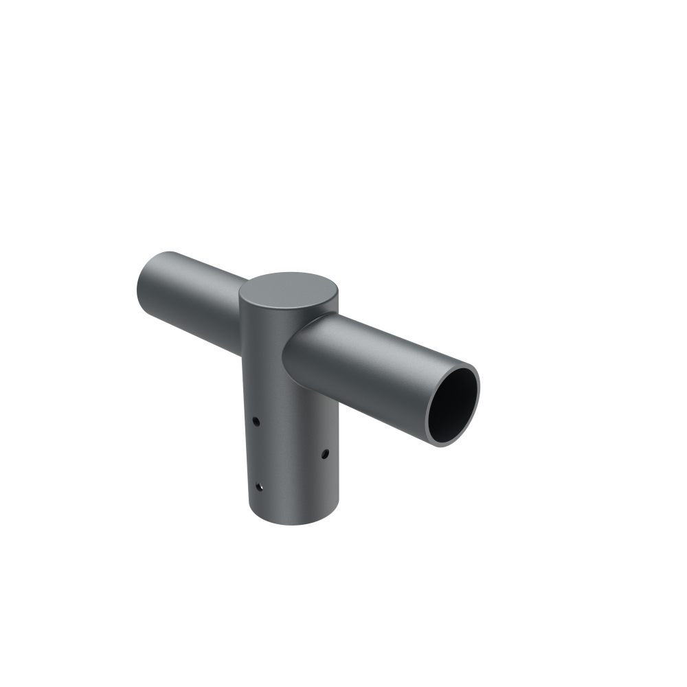 Dubbele T-adapter op mastarm diameter 60mm voor FloodPark TECH 2 CLAREO
