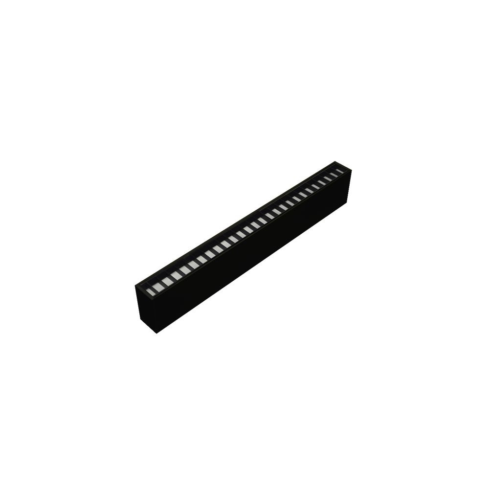 LineLED Louvre CLAREO 100x50 150cm 40W ADVANCE 2 Noir FS