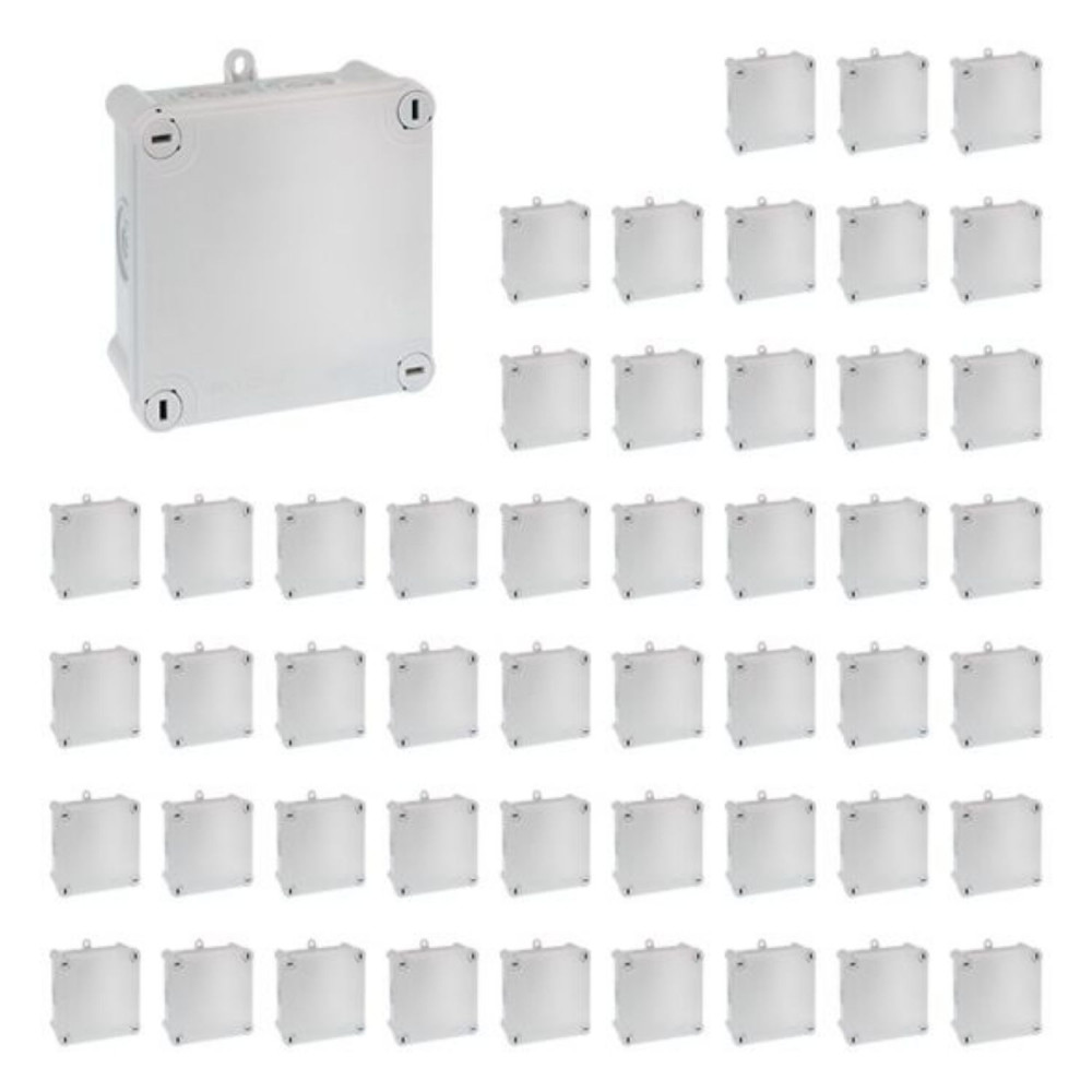 Lot de 45 Boîtes de dérivation étanches IP55 105x105x55mm 960° entrées directes EUR'OHM 50034 - Lot de 45