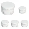 Set van 5 Waterdichte aftakdozen IP55 rond diameter 80x45mm 960° EUR'OHM 50002