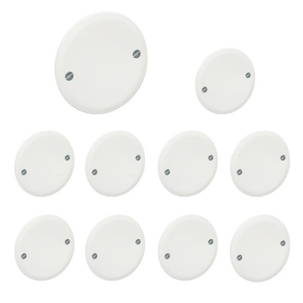 Lot de 10 Couvercles avec vis Diamètre 80mm EUR'OHM 52302