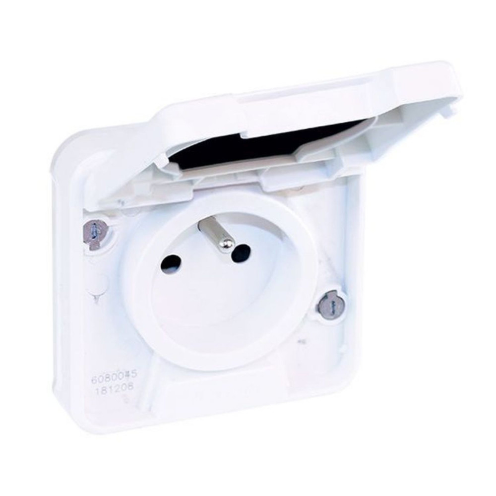 2P+T Recessed Socket OXXO IP55 White EUR'OHM 60898