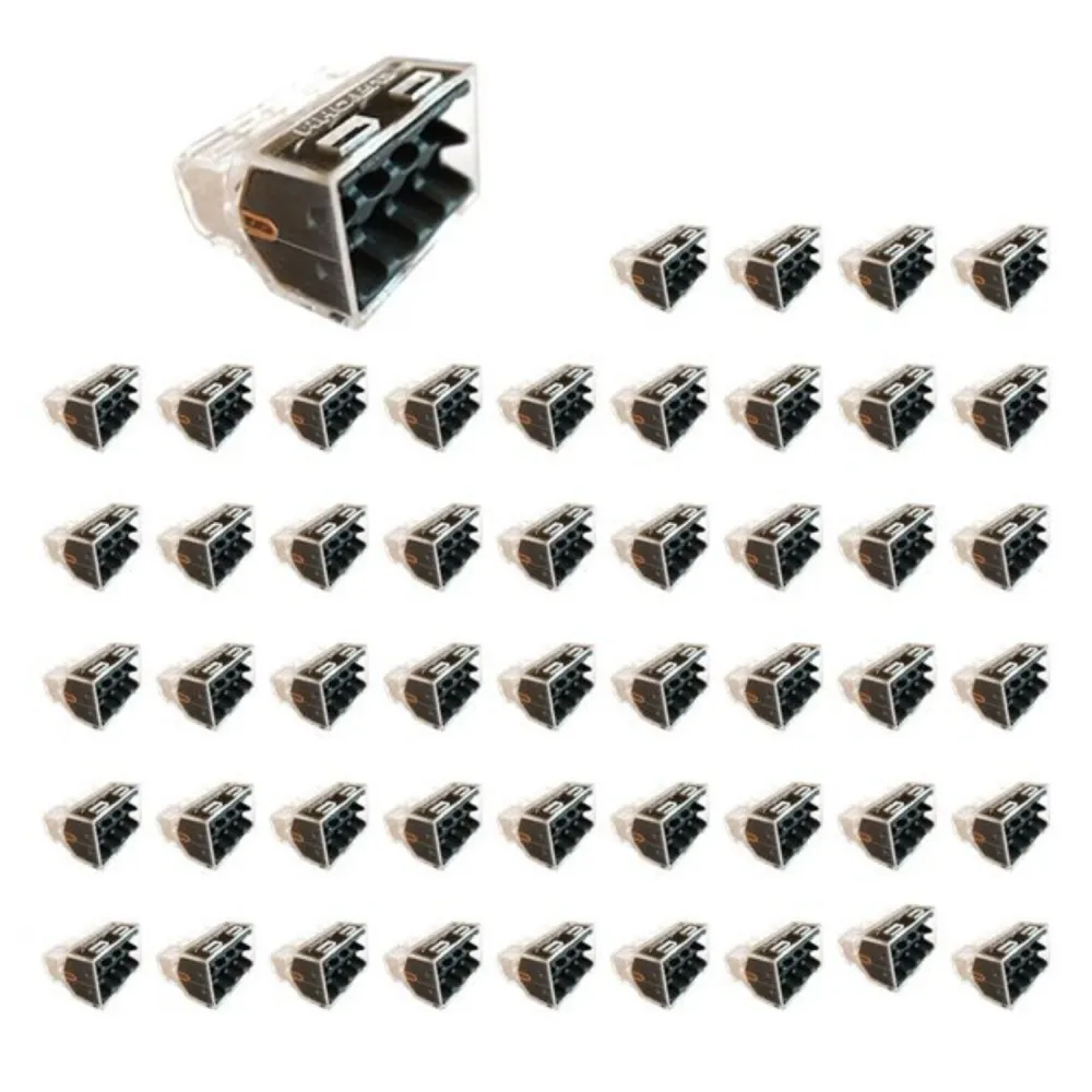 Set van 50 Transparante Connectoren 8P EUR'OHM 70058