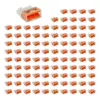 Set of 100 Transparent Connectors 3P EUR'OHM 70053
