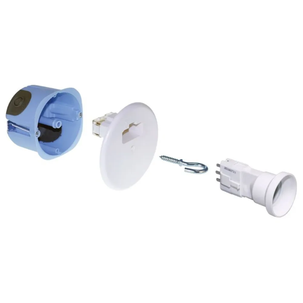 AIR'metic DCL RT2012 middelpuntset diameter 67mm klauwen + E27 fitting & EUR'OHM 53064 bout