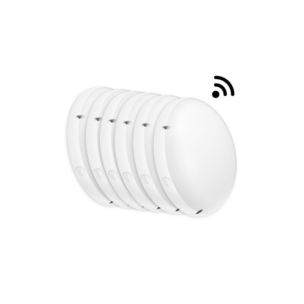 DomeLED Detektor CLAREO 18W Vandalensicher START 6er-Pack FS