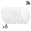 DomeLED Detector CLAREO 18W Vandaalbestendig START Pack 6 FS