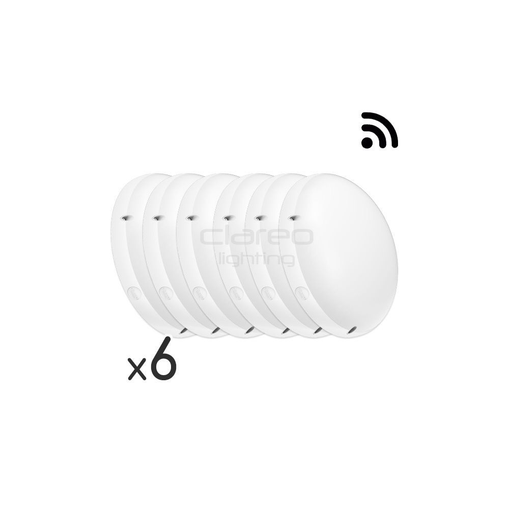 DomeLED Detector CLAREO 18W Anti-vandal START Pack 6 FS