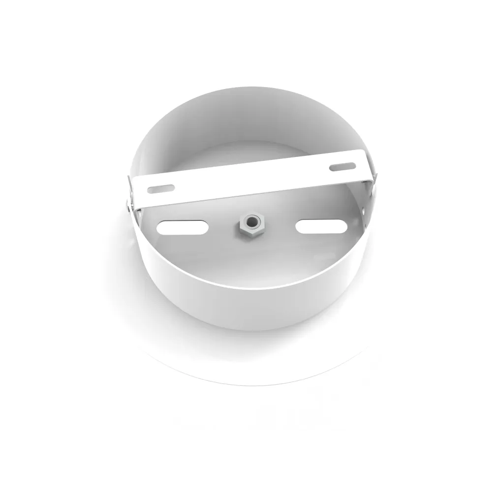Witte patera voor TubuLED 360 CLAREO DESIGN