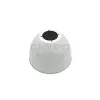 Alu Witte Koepel RAL 9003 en Grijze reflector RAL 7045 voor Eclipse CLAREO DESIGN