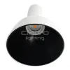Alu Witte Koepel RAL 9003 en Zwarte reflector RAL 9005 voor Eclipse CLAREO DESIGN