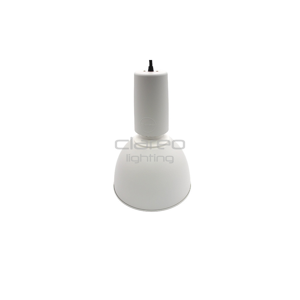 Alu Witte Koepel RAL 9003 en Zwarte reflector RAL 9005 voor Eclipse CLAREO DESIGN