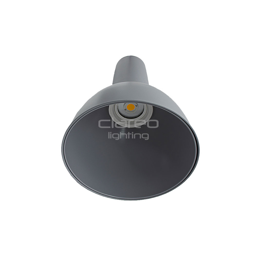 Alu Grijze Koepel RAL 7045 en Grijze reflector RAL 7045 voor Eclipse CLAREO DESIGN