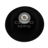 Alu Zwarte Koepel RAL 9005 en Zwarte reflector RAL 9005 voor Eclipse CLAREO DESIGN