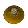 Alu-Kuppel Schwarz RAL 9005 und Reflektor Honiggelb RAL 1005 für Eclipse CLAREO DESIGN
