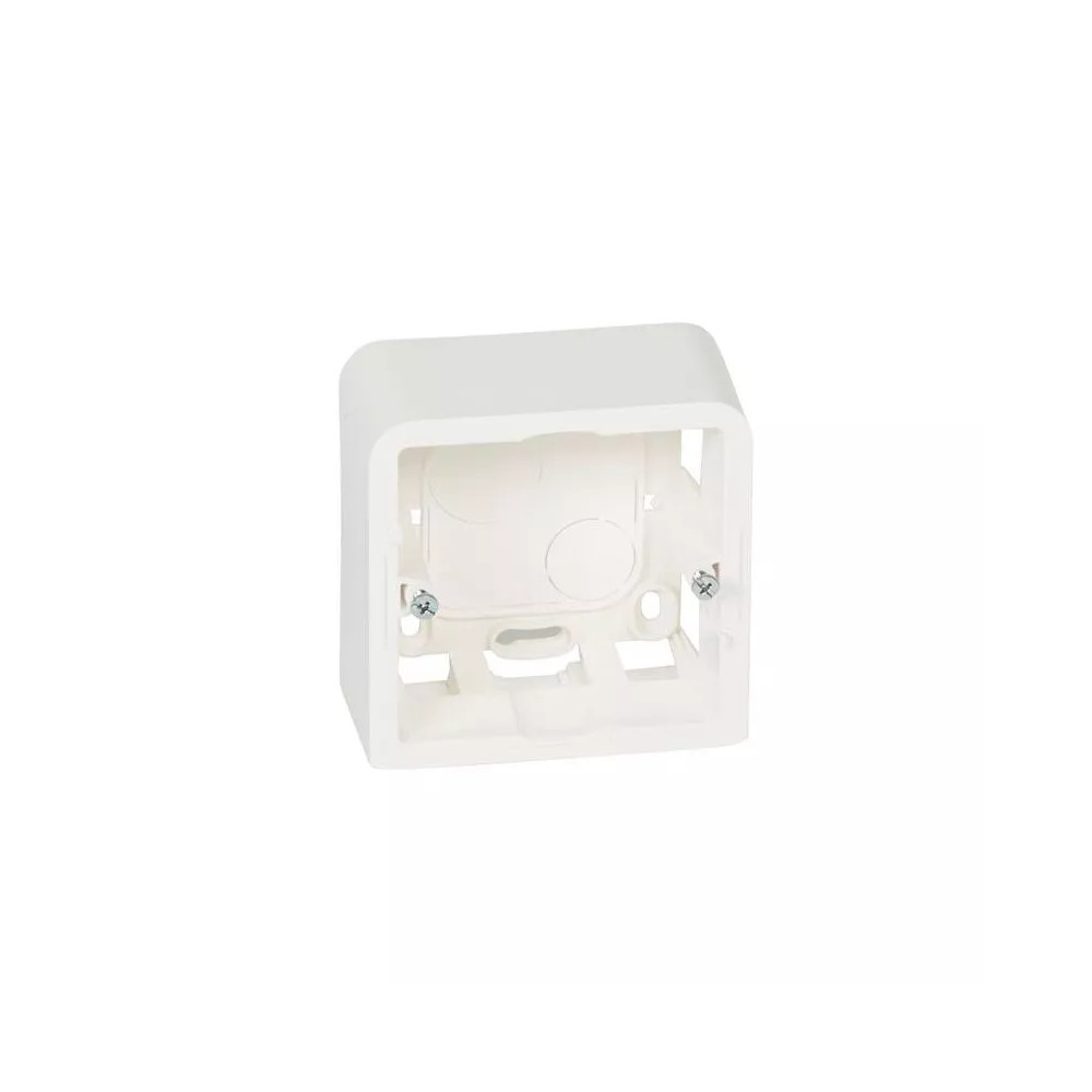 Opbouwframe Diepte 40mm Legrand Mosaic voor 2 Modules en Drager referentie 080251