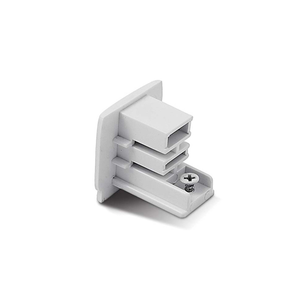 Eindkap voor 3-Fase Rail ZAMBELIS DESIGN Wit