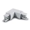 L-vormige Linker Verbinding voor 3-Schakelaar Rail ZAMBELIS DESIGN Wit