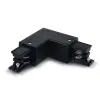 Linker L-verbinding voor 3-fase Rail ZAMBELIS DESIGN Zwart