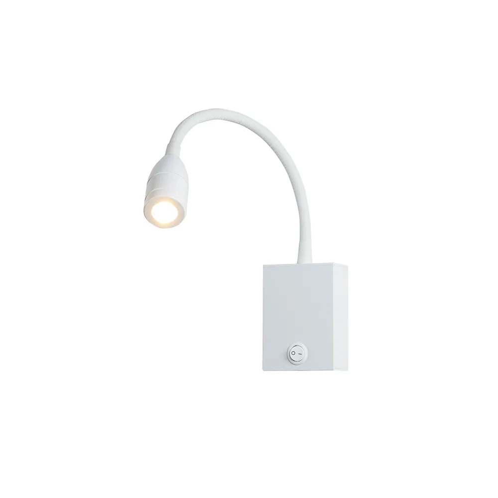ZAMBELIS wandlamp 3W DESIGN Mat wit