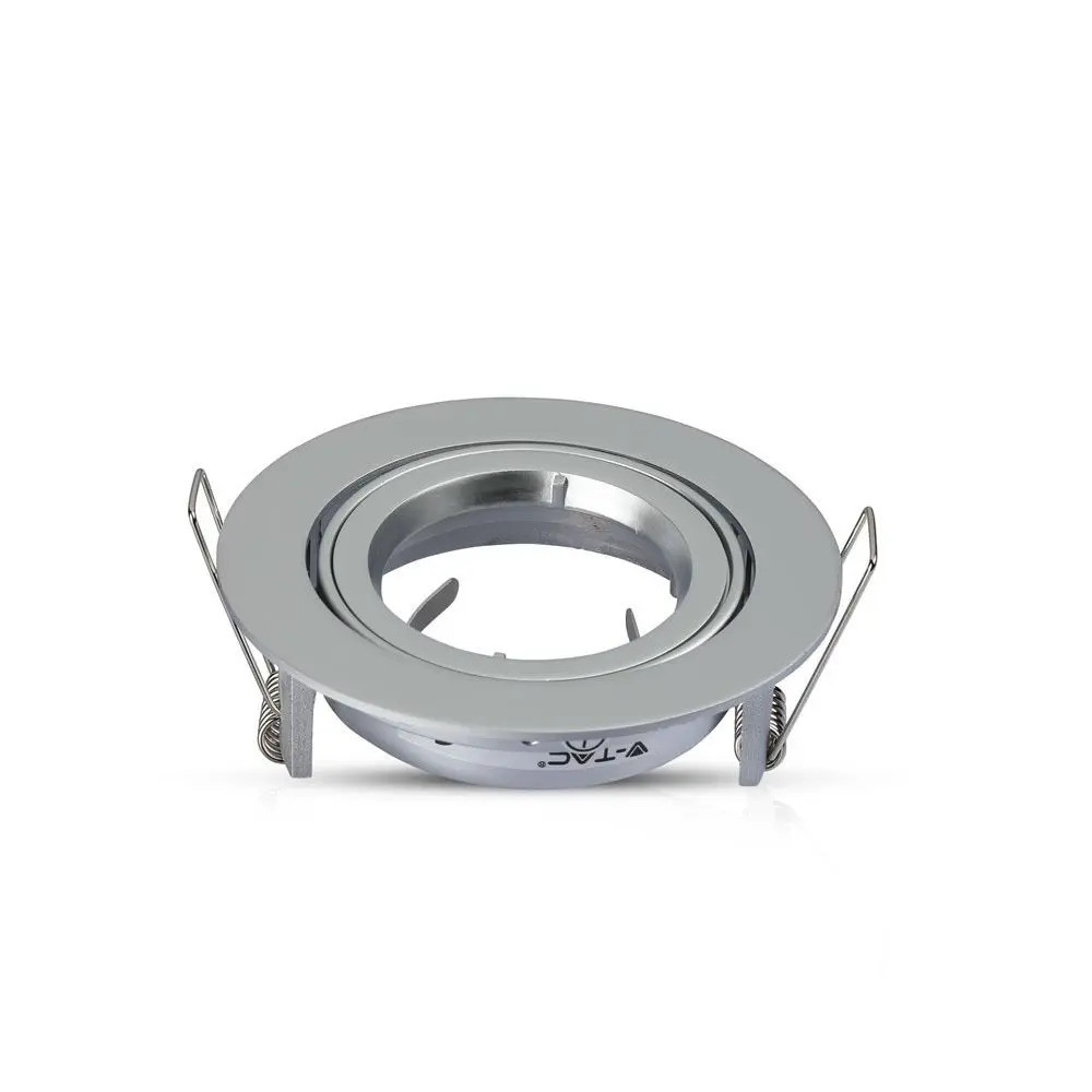 Coupelle Spot Orientable V-TAC GU10 START Argente VT-775