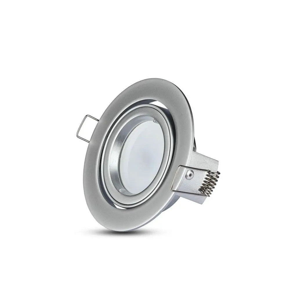 Coupelle Spot Orientable V-TAC GU10 START Argente VT-775