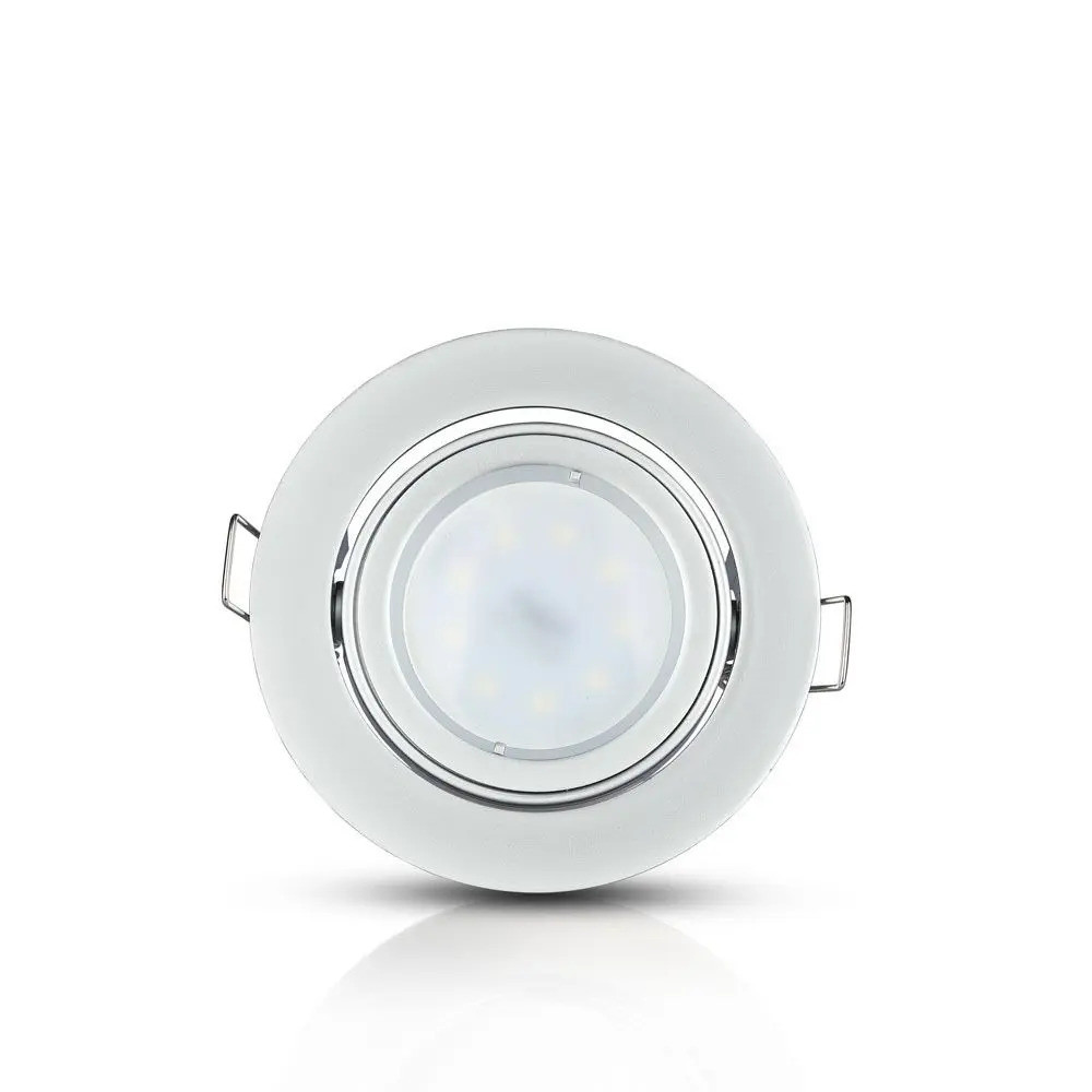 Coupelle Spot Orientable V-TAC GU10 START Argente VT-775