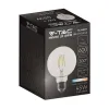 LED-Glühbirne E27 G95 Filament V-TAC 6W DESIGN 2 VT-1887