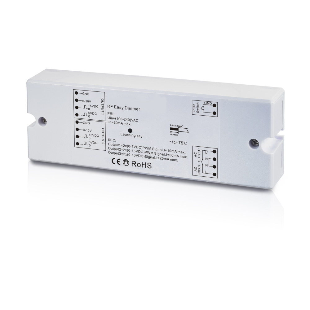 CLAREO RF BP 1-10V ontvanger + relais op 230V ADVANCE