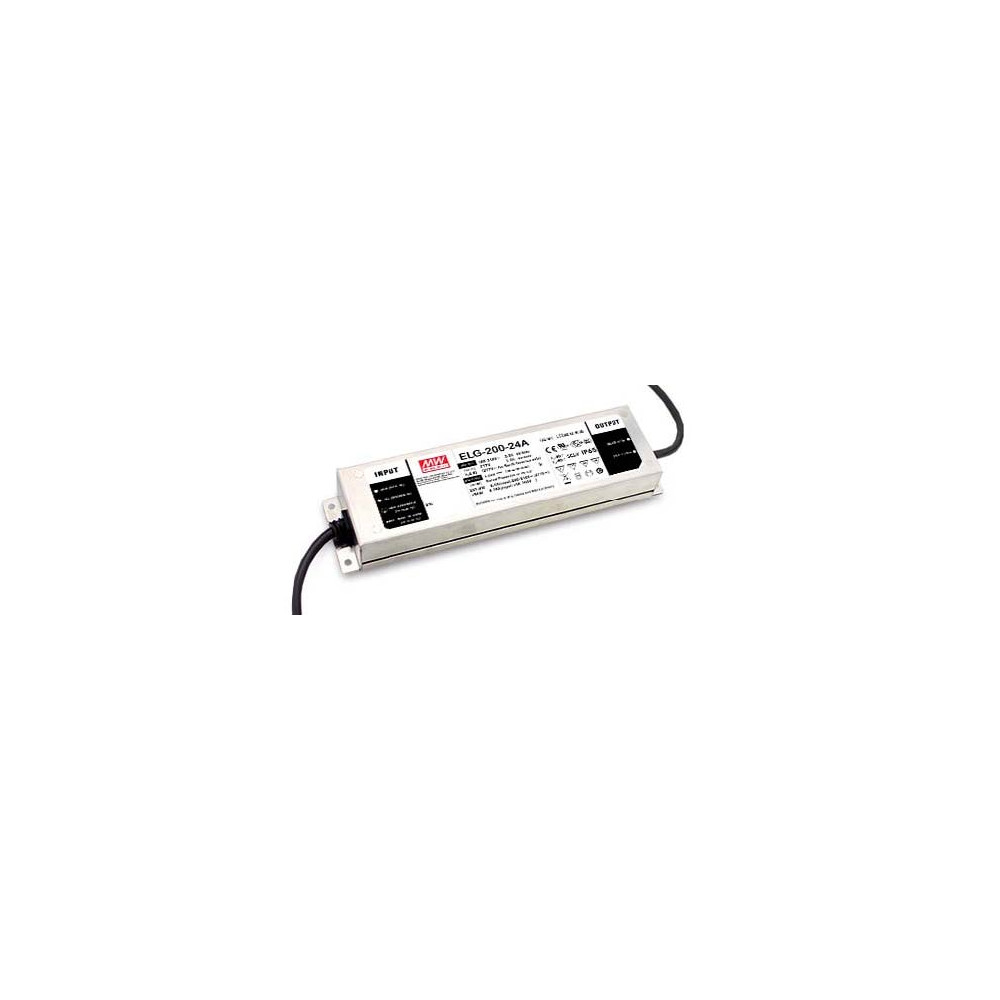 Driver DALI MeanWell 24VDC 200W IP67 - ELG-200-24DA