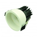 DownRay ZAMBELIS D76 13W IP54 DESIGN Blanc Mat