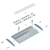 Surface Mount Aluminum Profile CLAREO 55x8 2m ADVANCE